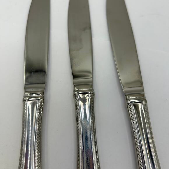 3 Modern Solid Knife Swedish Lodge 9 3/8" Lenox 1/4" Thick - Picture 5 of 7